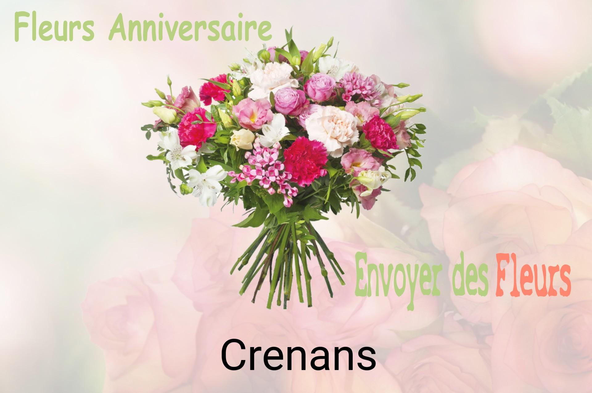 Bouquet de fleurs d’anniversaire livré à Crenans